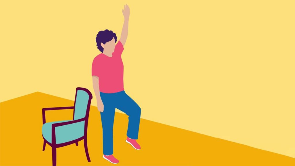 Arm Single Limb Stance excercise