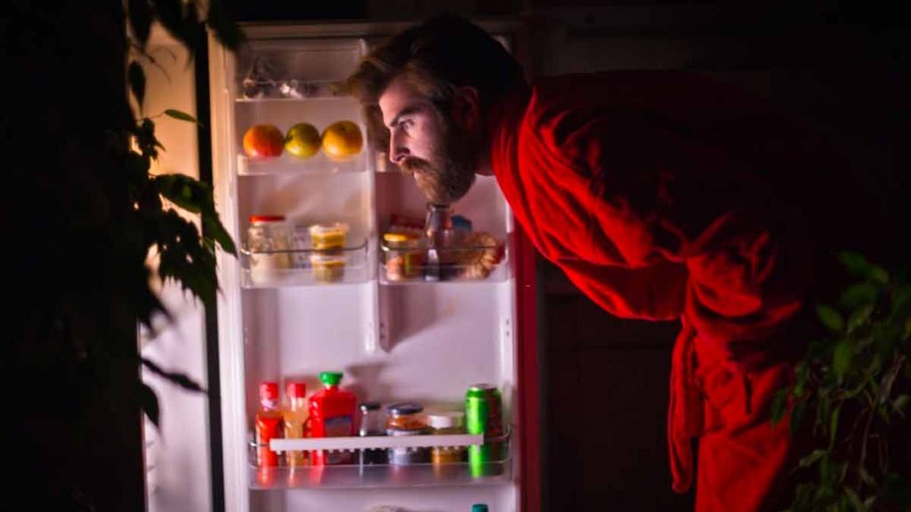 Avoid eating late at night