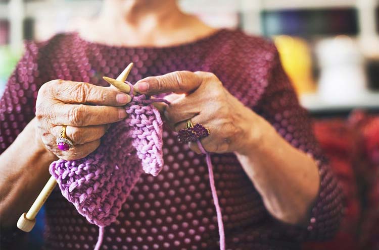 Knitting and crochet