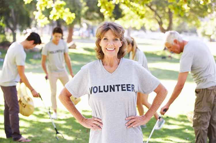 Senior volunteering