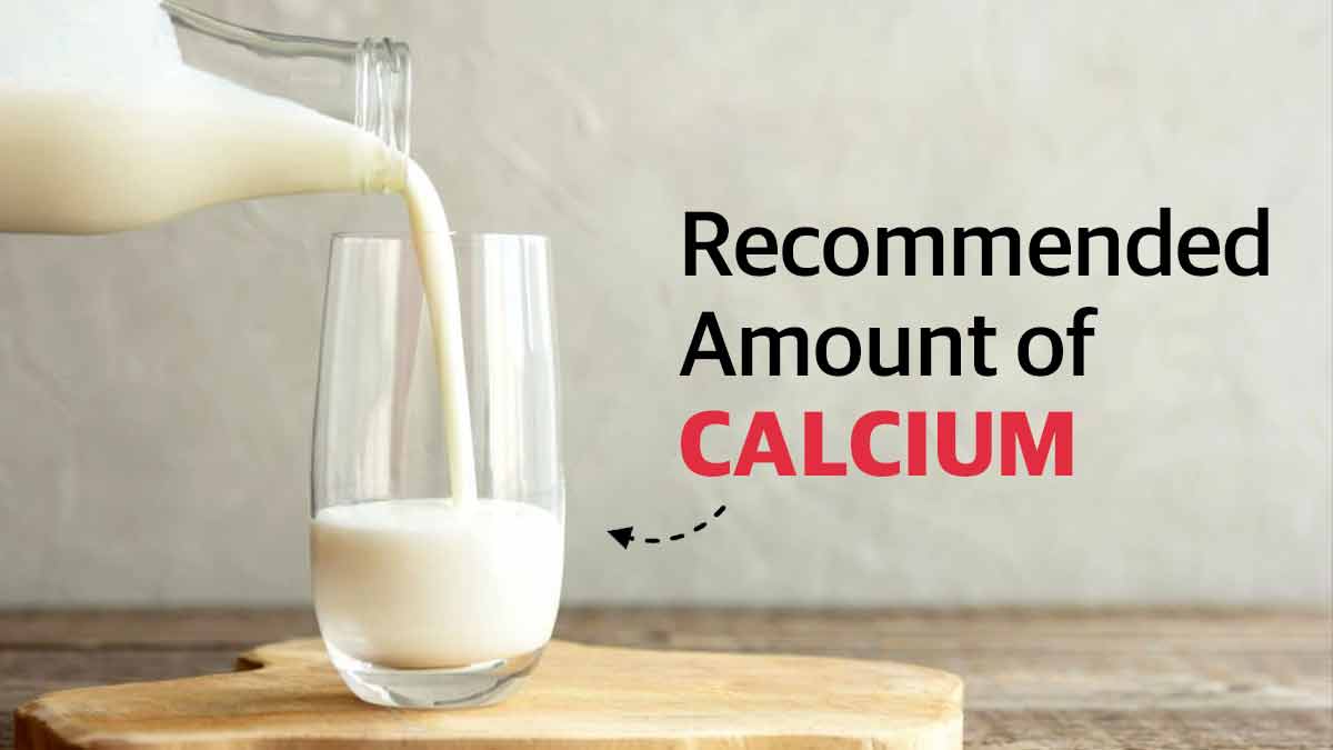 Recommended Amount of Calcium