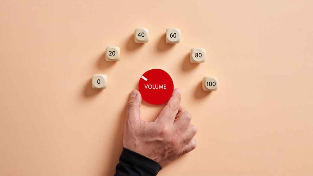 Reduce the volume