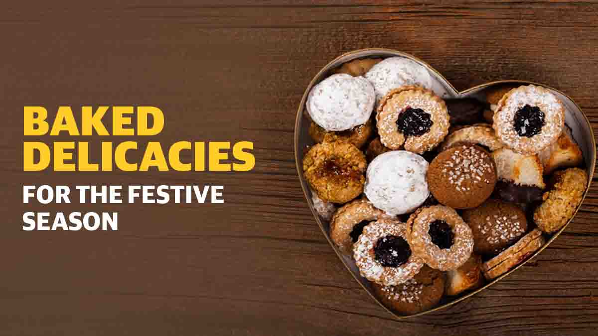 baked delicacies for the festive season